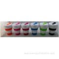 355mL Foldable Solid Color Silicone Cup
